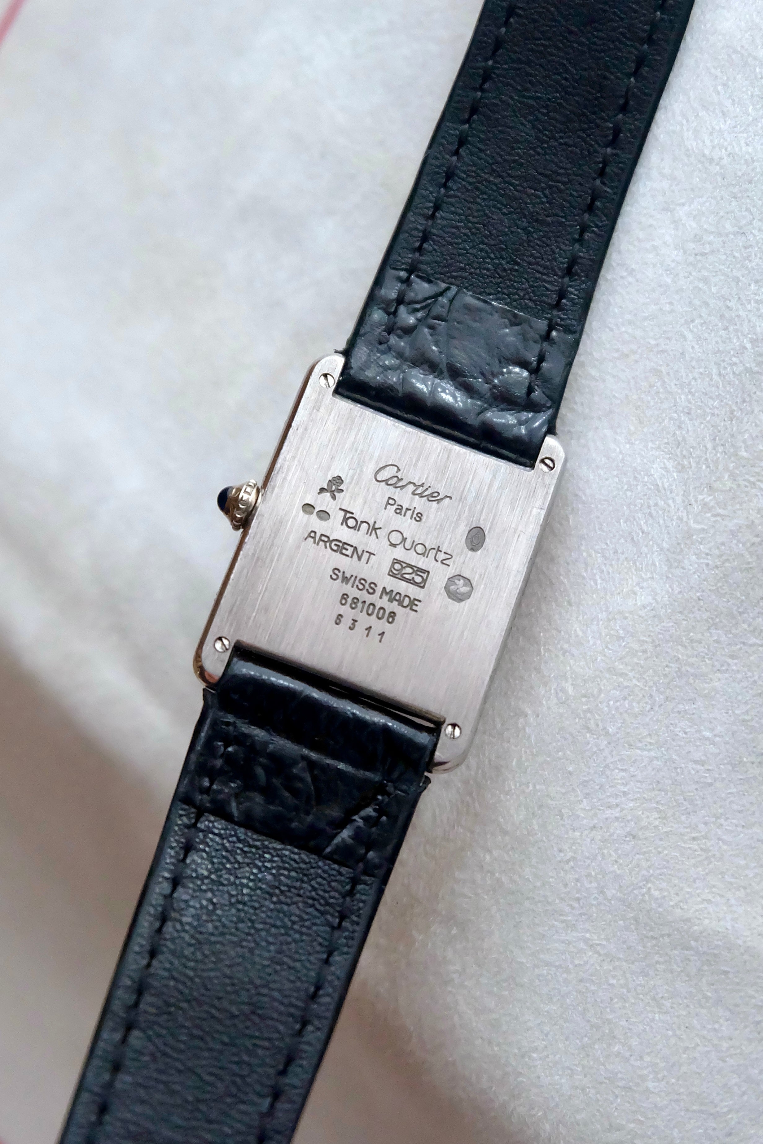 Cartier Must Tank Argent