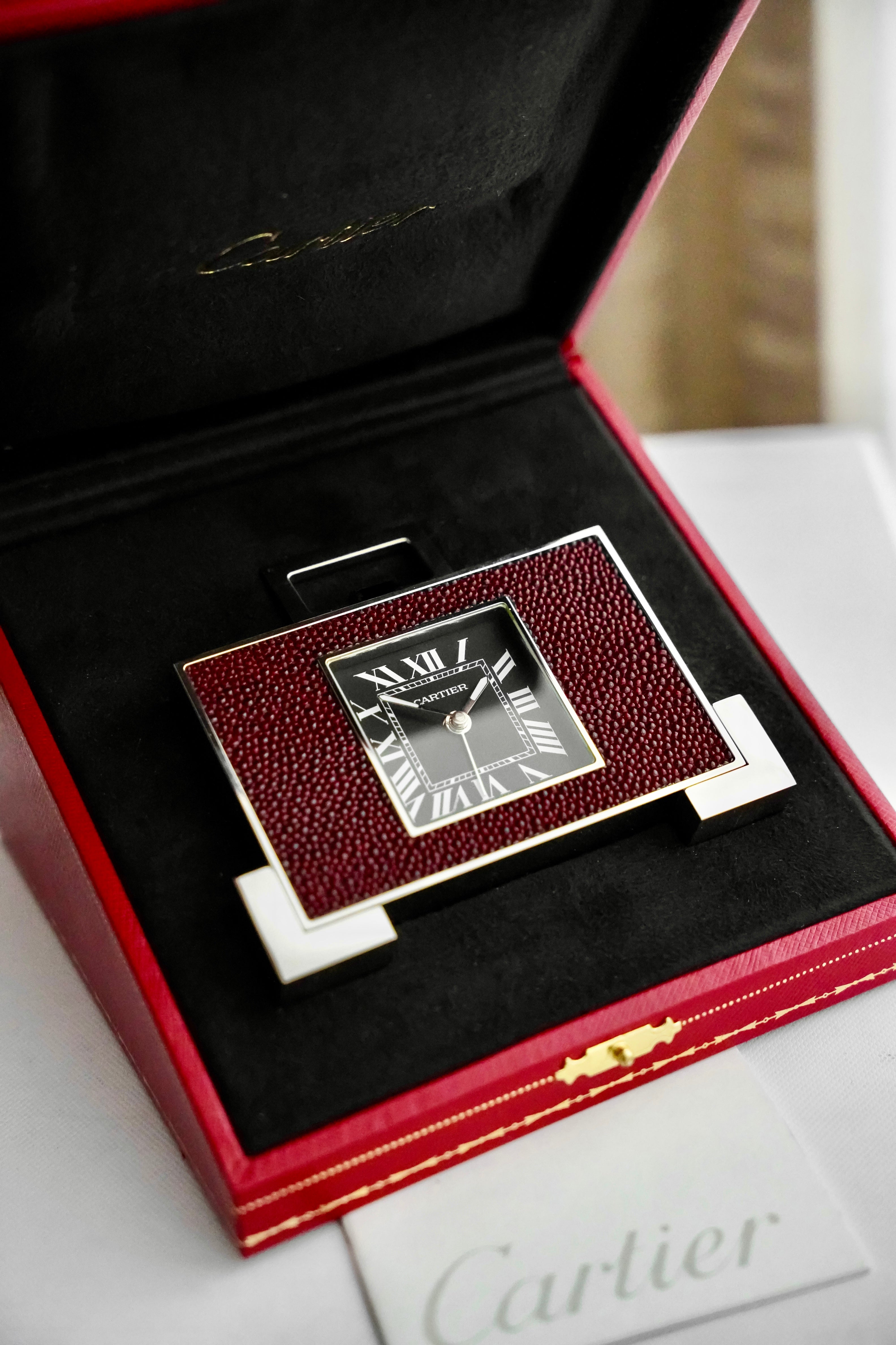 Horloge de table Cartier