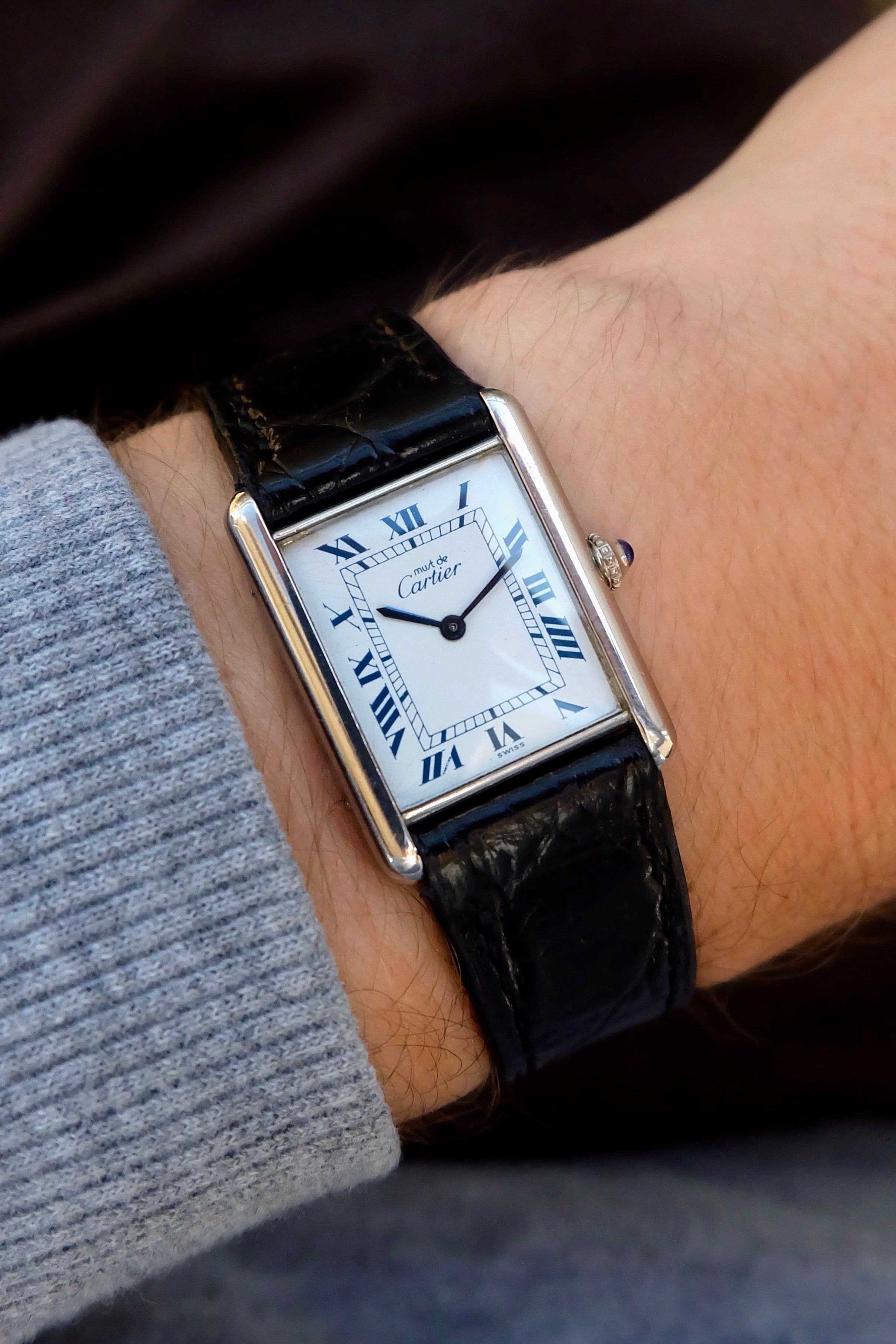 Cartier Must Tank Argent