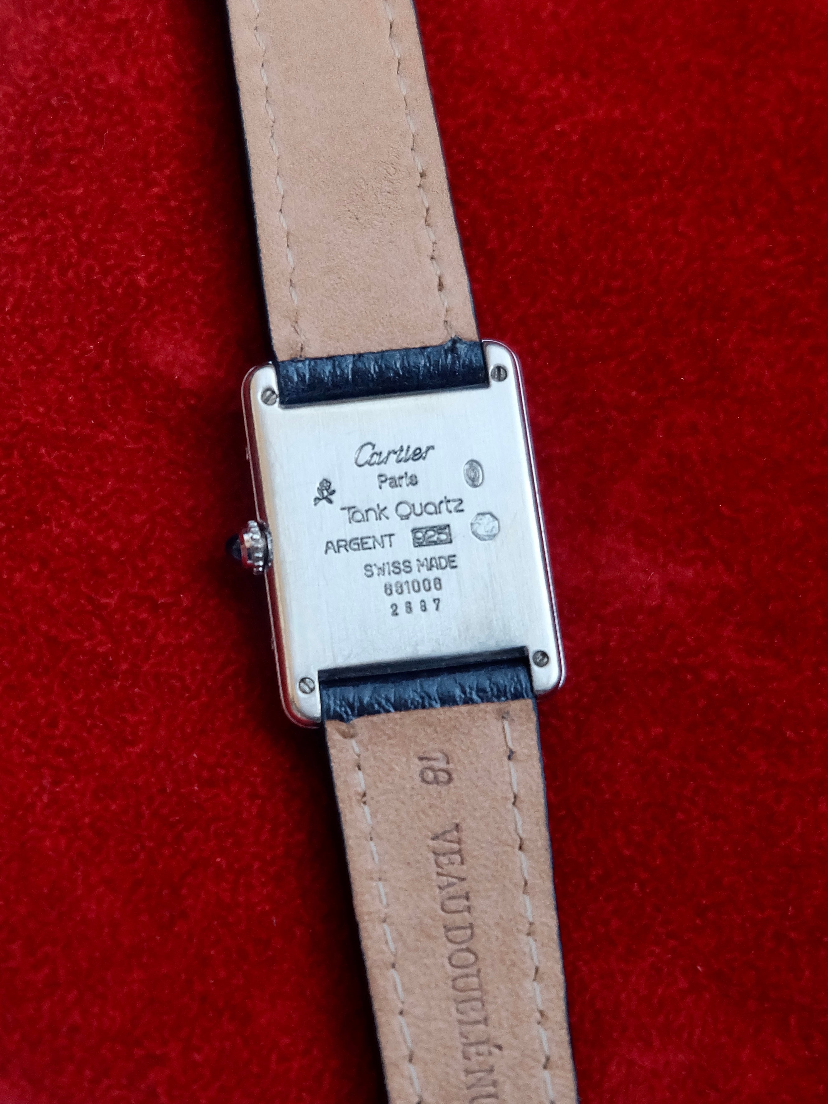 Cartier Must Tank Argent