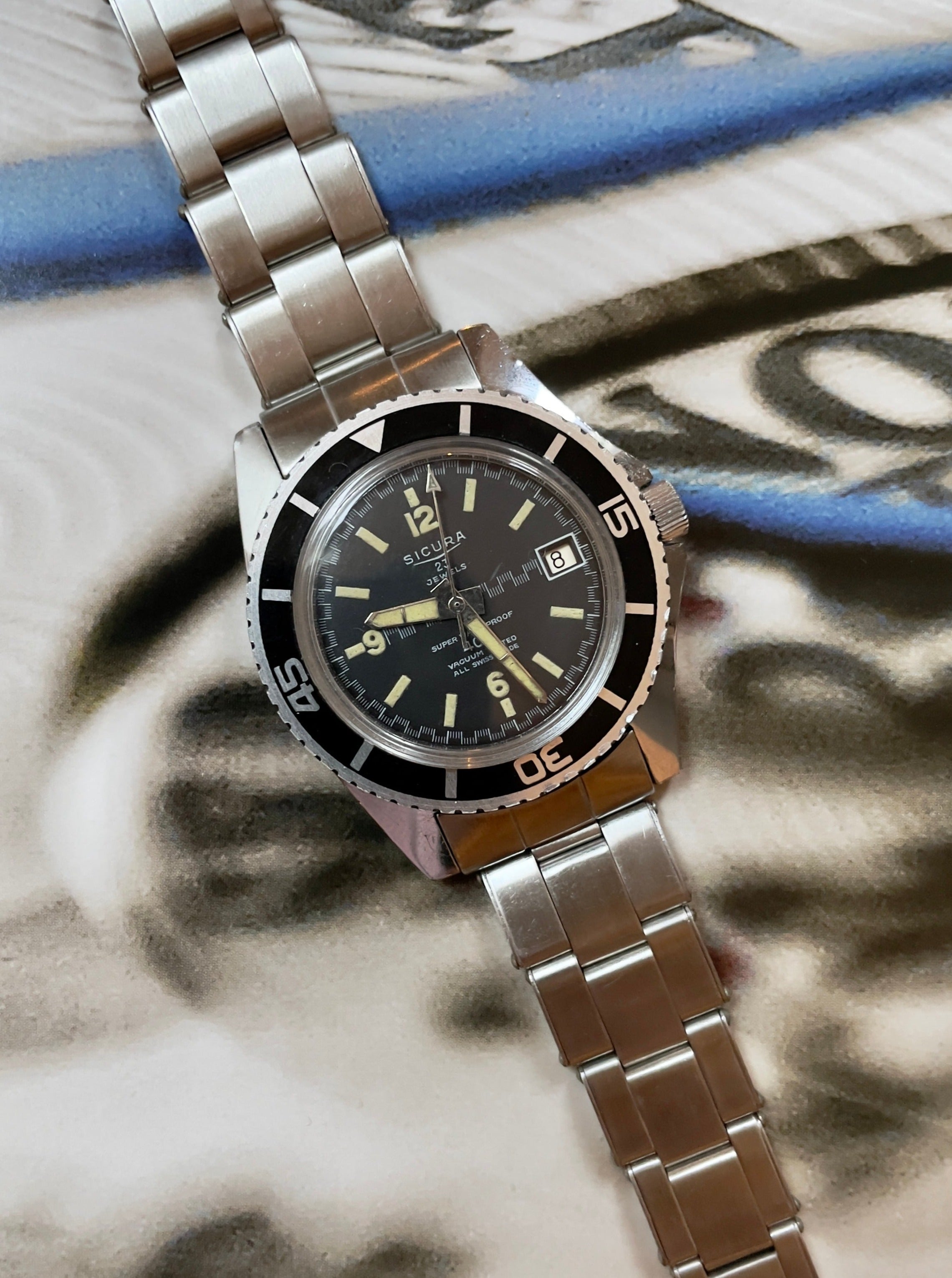 (RÉSERVÉE) Sicura Sub 400 Seconde Vintage