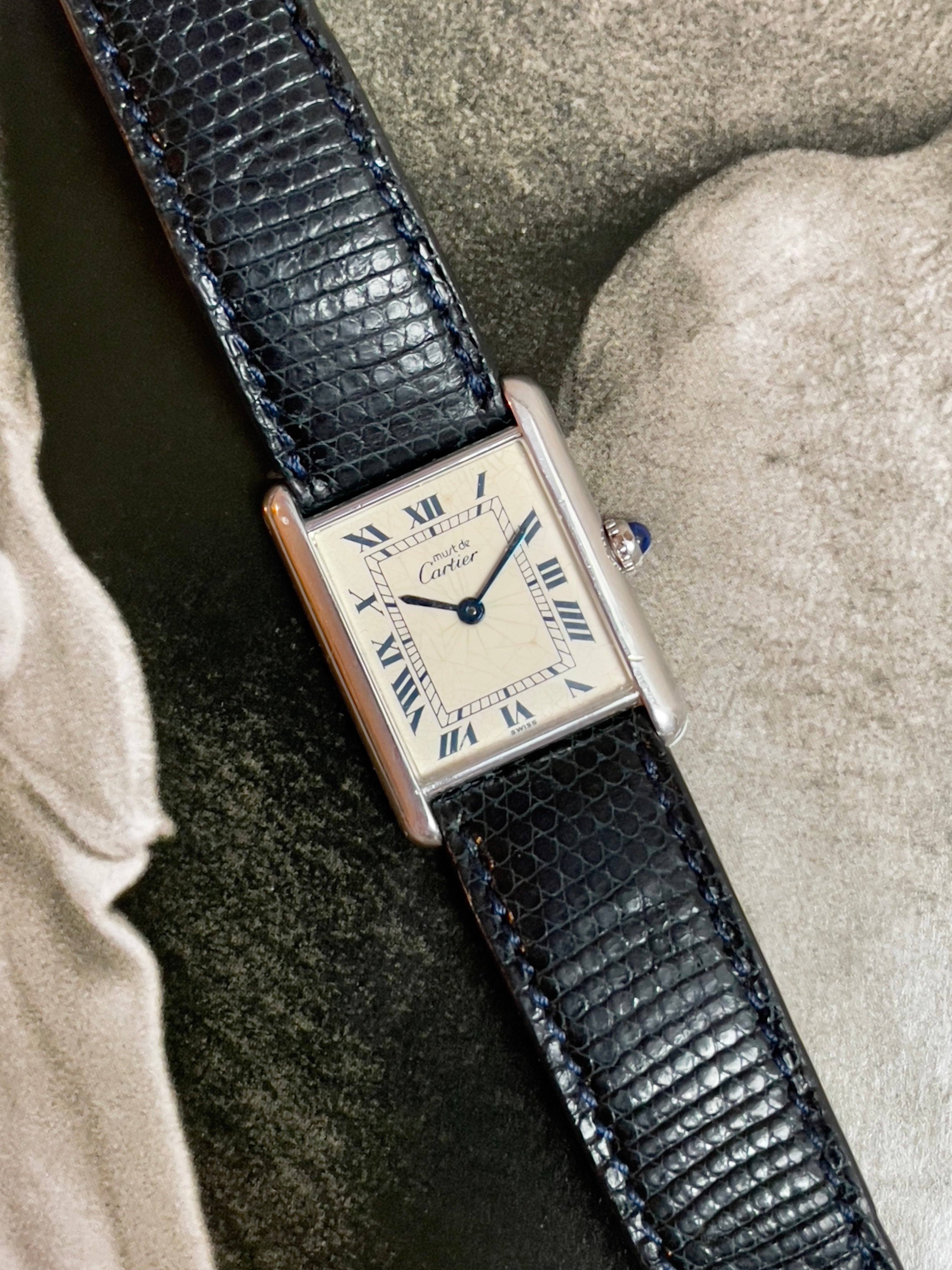 (SOLD OUT) Cartier must tank argent Seconde Vintage