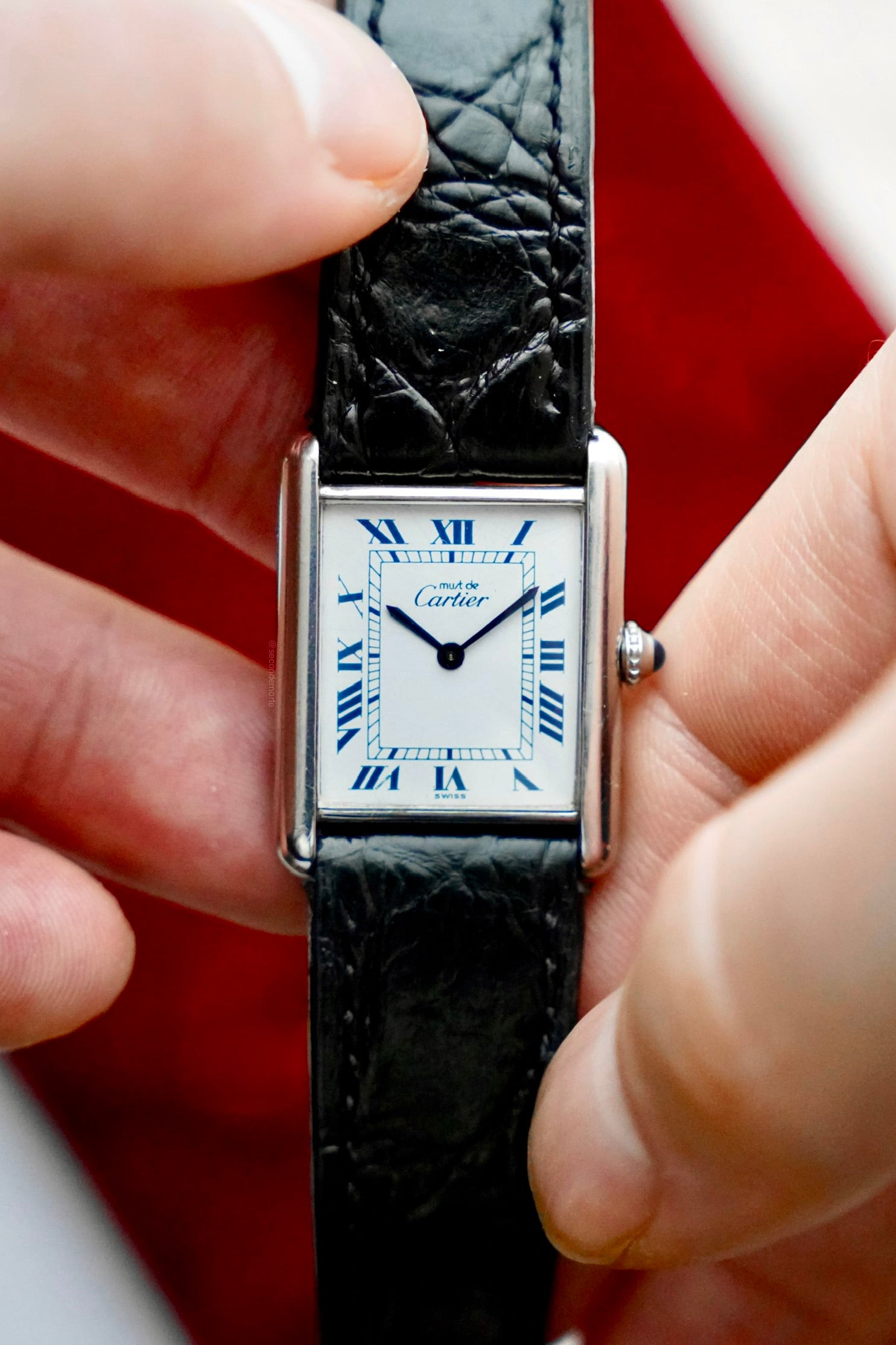 Cartier Must Tank Argent