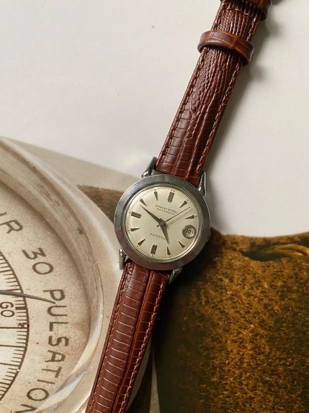 Ernest Borel Datoptic Seconde Vintage