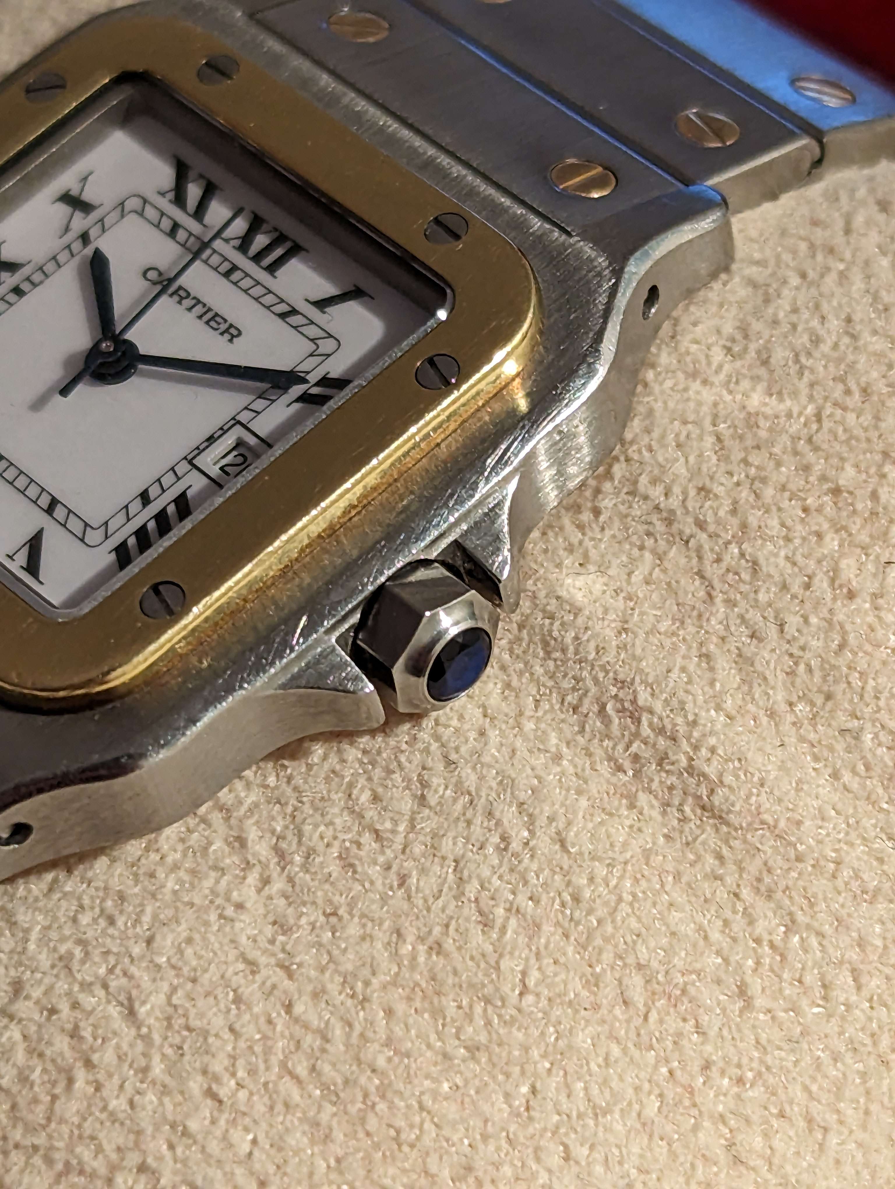 (SOLD OUT) Cartier Santos 2961 Seconde Vintage