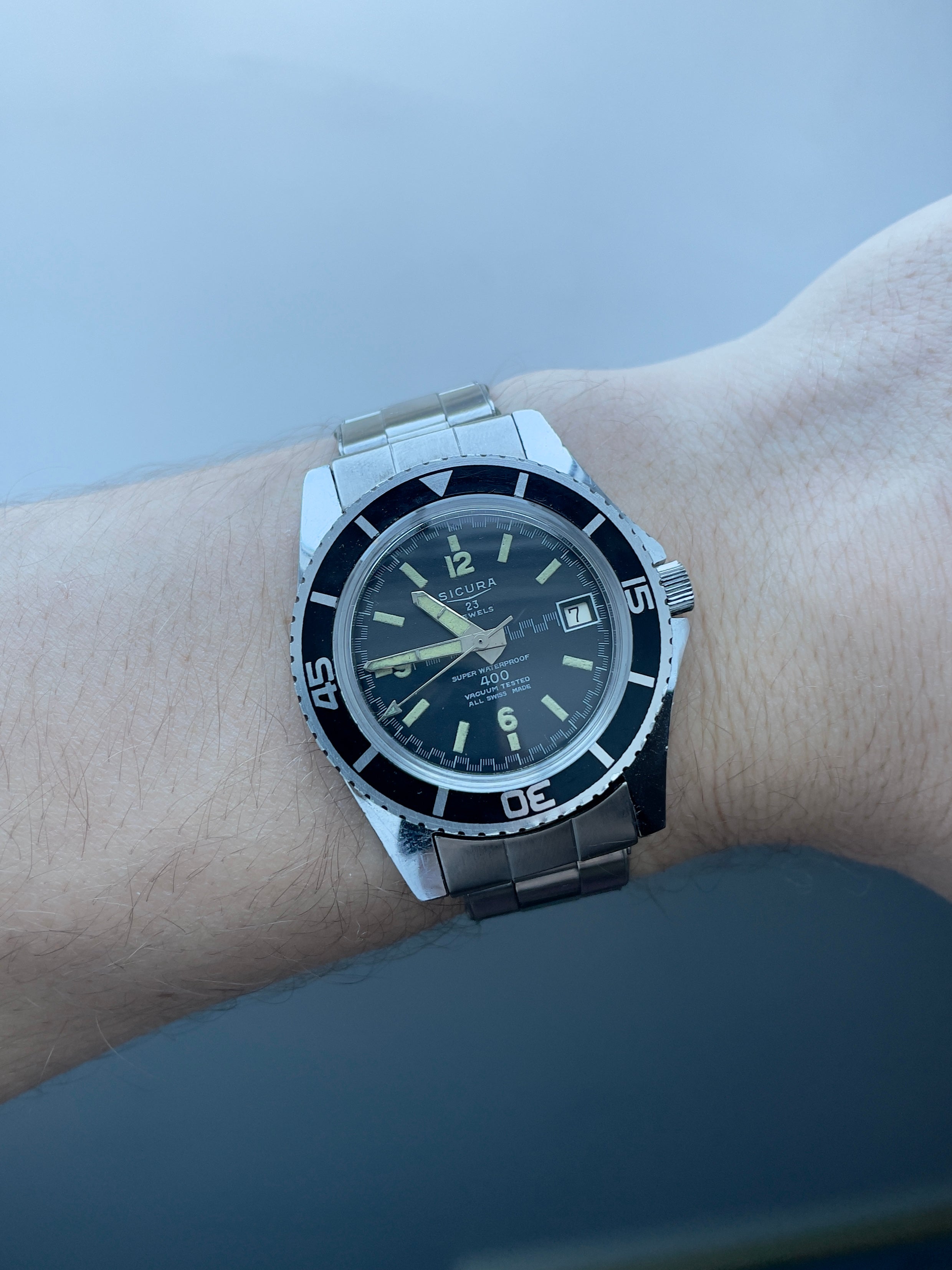 (RÉSERVÉE) Sicura Sub 400 Seconde Vintage